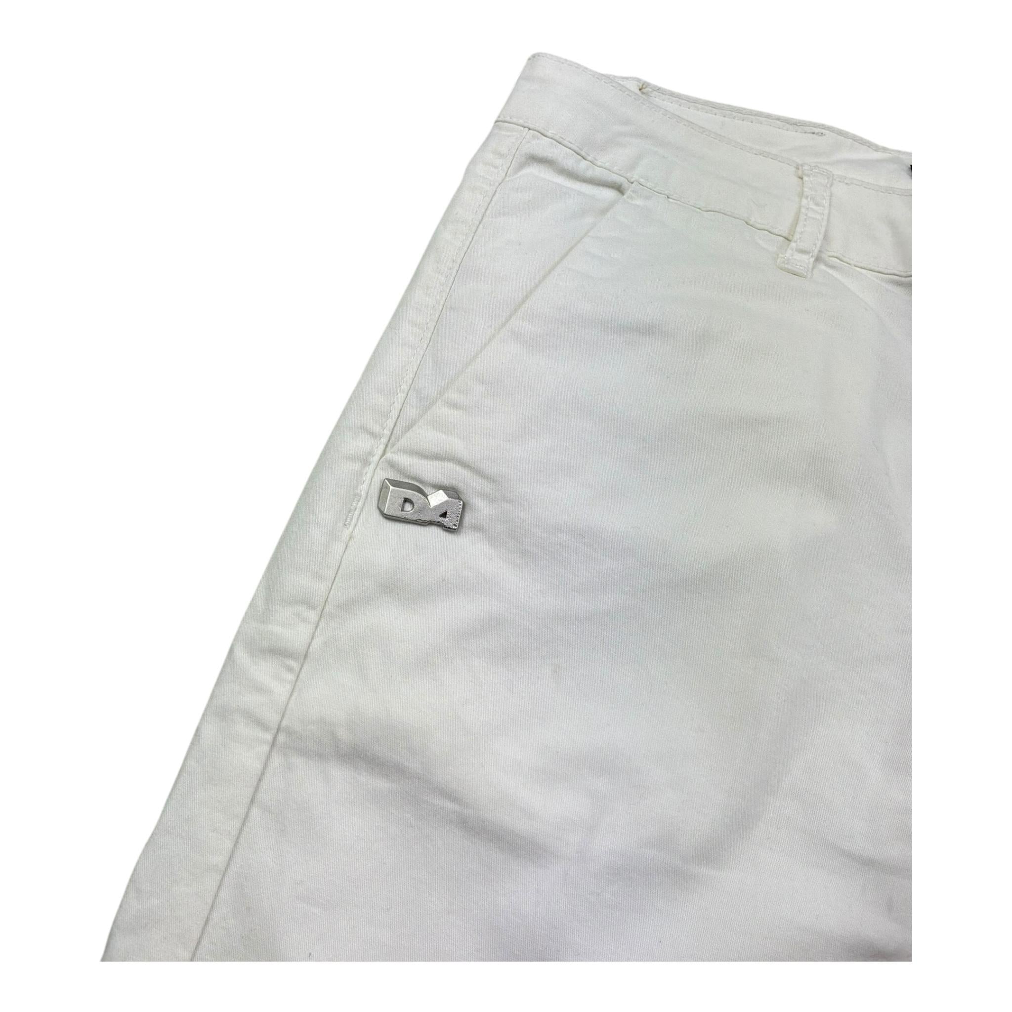 Daniele Alessandrini Bermuda Tinta Unita con Tasche America per Bambino 1236S00253X BIANCO DANIELE ALESSANDRINI 