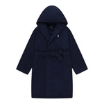 Ralph Lauren Accappatoio Tinta Unita con Stampa per Bambino 9P0188 BLU RALPH LAUREN 