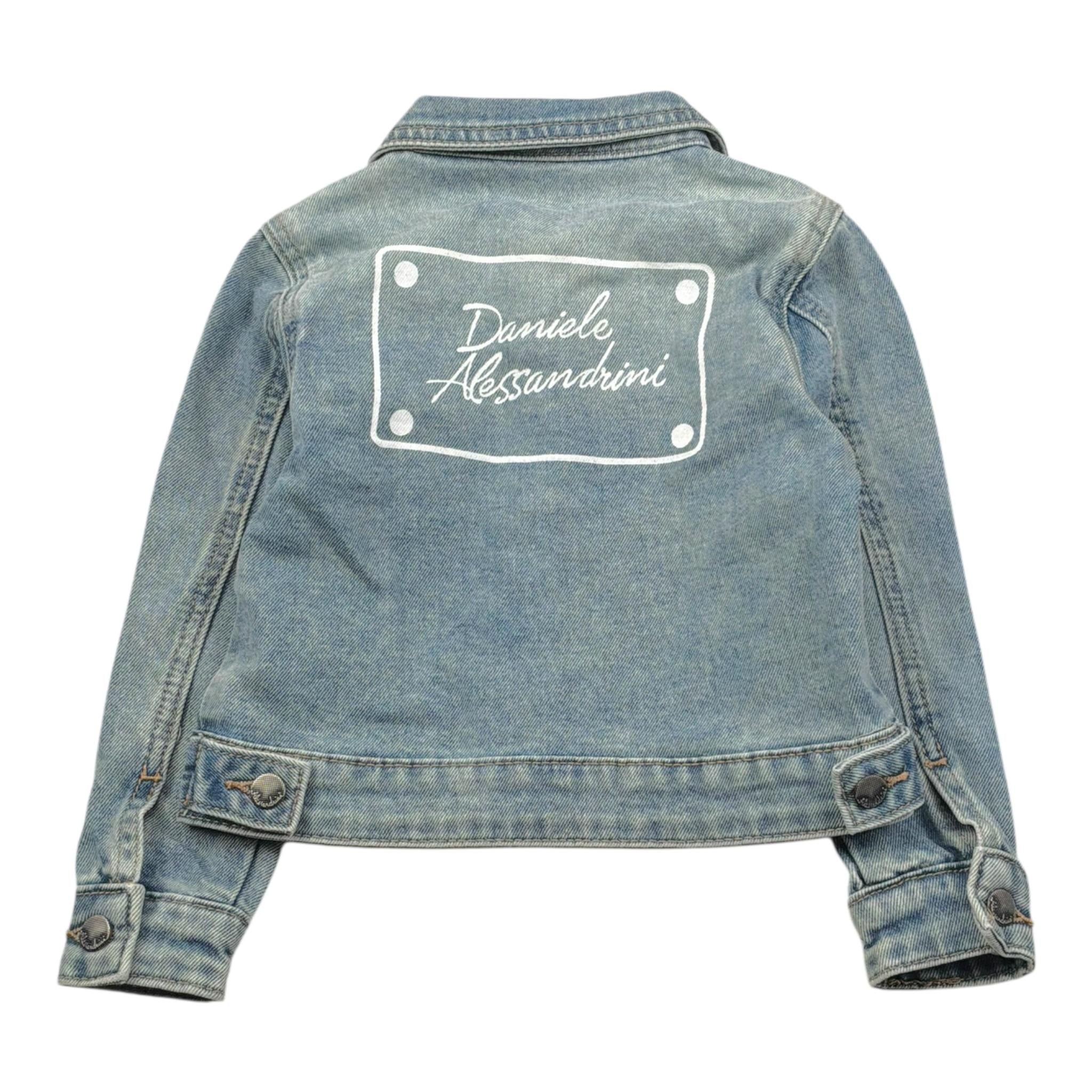 Daniele Alessandrini Giubbino In Denim Tinta Unita per Neonato 1295OD00172X AZZURRO DANIELE ALESSANDRINI 