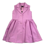 Petit Posh Abito Modello Giacca Tinta Unita Giromanica per Bambina GFBS25052VE LILLA PETIT POSH 