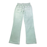 Juicy Couture Pantalone In Velluto Tinta Unita per Bambina JBX6686 VERDE ACQUA JUICY COUTURE 