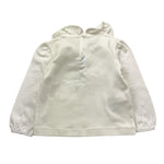 MAYORAL shirt girocollo tinta unita con stampa in contrasto Bianco per Neonata 2047X BIANCO MAYORAL 