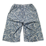 Zhoe &amp; Tobiah Solid Color Bermuda Shorts With Light Blue Pattern For Boys