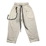 Justwest Solid Color Pants With Elastic Waist White For Boys