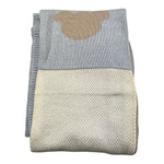 LE BEBE' coperta tricolore con orso Multicolor per Neonato LBB5050 MULTICOLOR LE BEBE' 