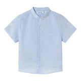 Mayoral Camicia Tinta Unita Mezza Manica per Neonato 1110 AZZURRO MAYORAL 
