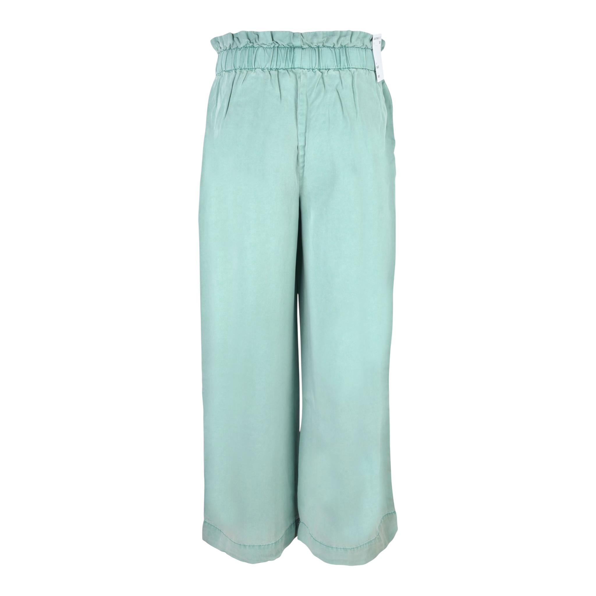 Name It Pantalone tinta unita Modello A Palazzo Verde Acqua per Bambina 13202536 VERDE ACQUA NAME IT 