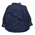 ZHOE & TOBIAH camicia in denim manica lunga tinta unita Blu per Bambina DDL2J BLU ZHOE & TOBIAH 