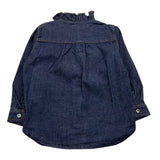 ZHOE & TOBIAH camicia in denim manica lunga tinta unita Blu per Bambina DDL2J BLU ZHOE & TOBIAH 