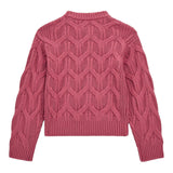 GUESS maglia girocollo tinta unita con applicazioni Rosa per Bambina J4BR09Z37L1X ROSA GUESS 