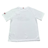 Saint Barth T-Shirt Girocollo Tinta Unita con Stampa per Bambino 00292L BIANCO SAINT BARTH 