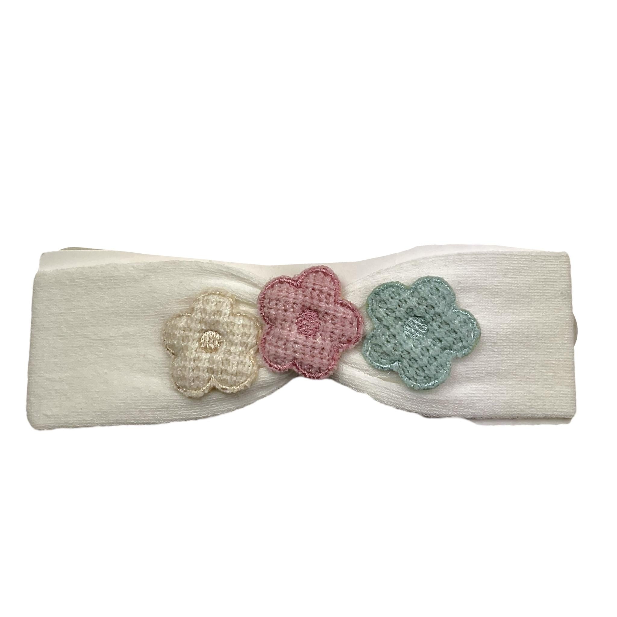 NINNAOH tutina tinta unita con applicazioni Bianco per Neonata I2477FA BIANCO NINNAOH 