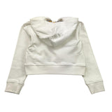 K-WAY felpa tinta unita con zip e cappuccio Bianco per Bambina K6126RW BIANCO K-WAY 