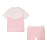 Boss Completo 2 Pezzi Short-Polo Tinta Unita per Neonata J52195 ROSA BOSS 