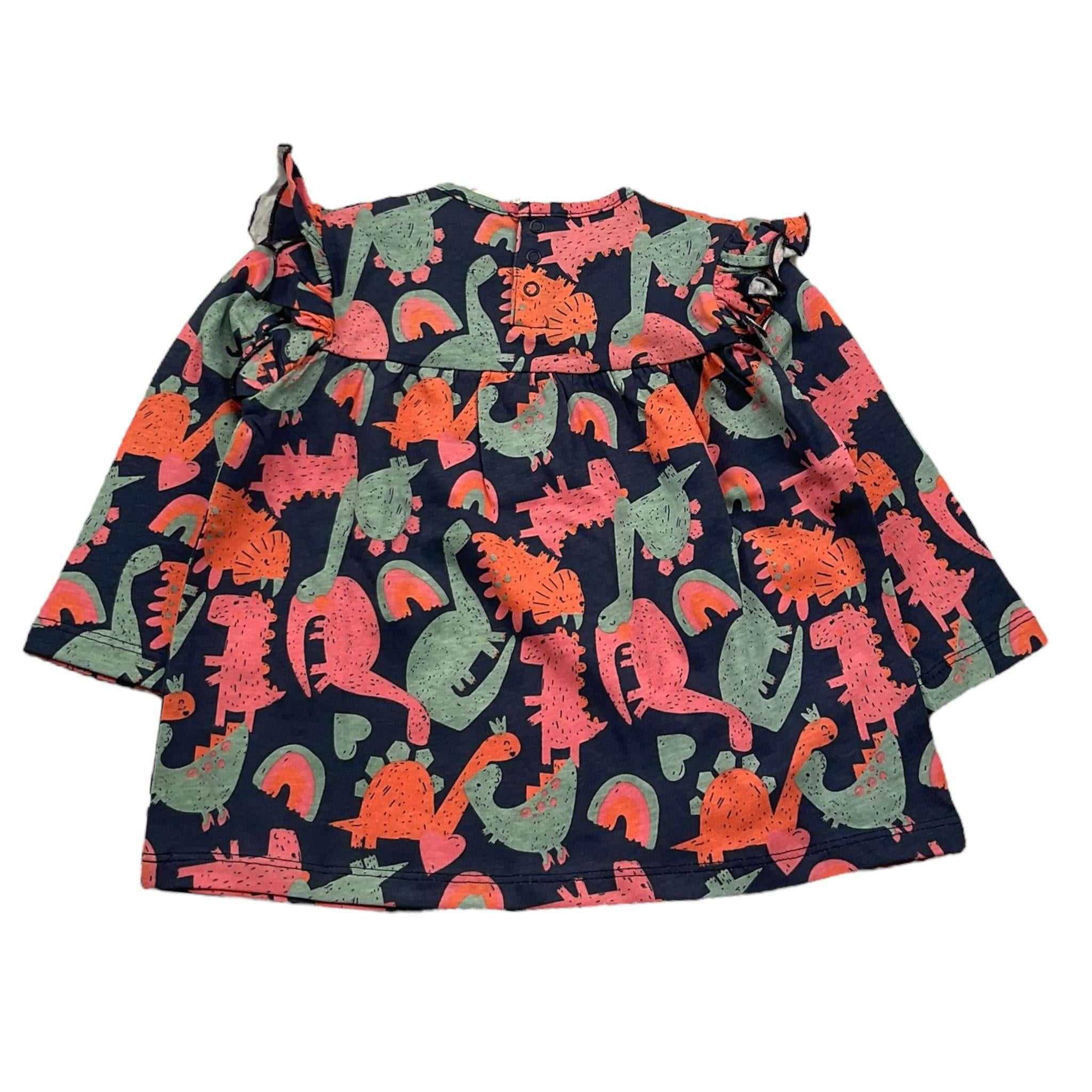 LOSAN shirt manica lunga stampa fantasia Blu per Neonata 51033203006012 BLU LOSAN 