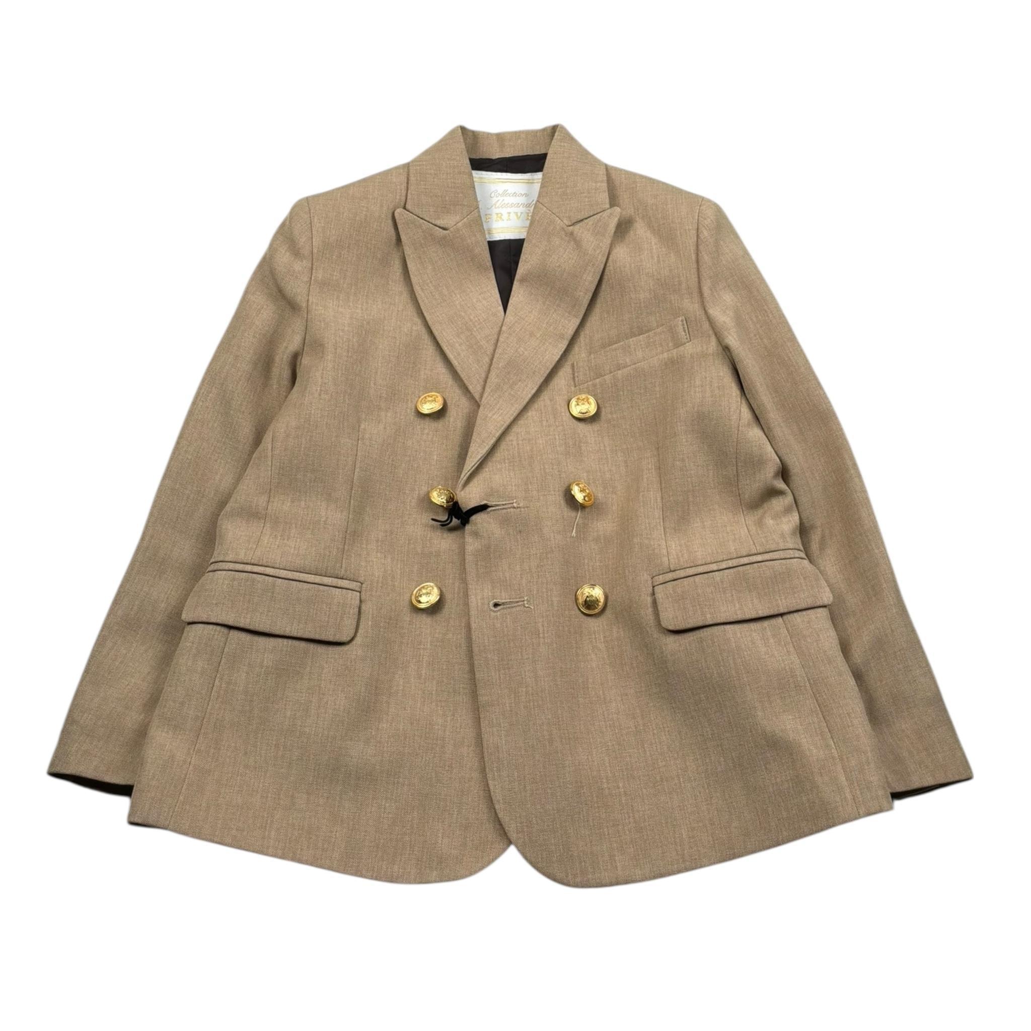 Daniele Alessandrini Giacca Tinta Unita Doppiopetto per Bambino 1235J00102 BEIGE DANIELE ALESSANDRINI 