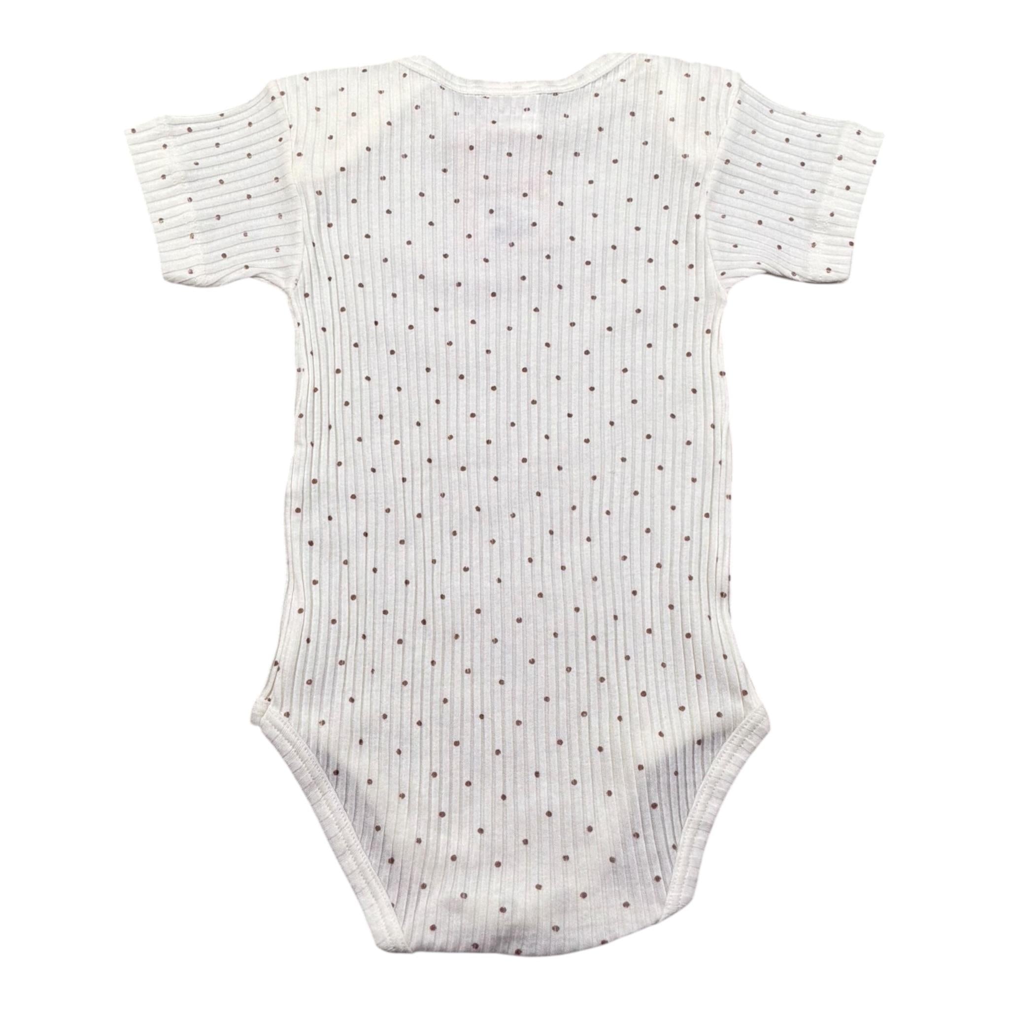 Babyvip Body Tinta Unita con Microfantasia per Neonata J1694 PANNA BABYVIP 