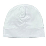 Lalalu' Cappello Tinta Unita con Ricami per Neonata CAL6M BIANCO LALALU' 