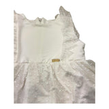 Liu Jo Abito Giromanica Tinta Unita con Tulle per Neonata KA3041 BIANCO LIU JO 