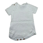 Wedoble Pagliaccetto Mezza Manica Tinta Unita per Neonato V2404305R BIANCO WEDOBLE 