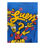 GUESS shirt girocollo tinta unita con stampa Cobalto per Neonato I4YI02K8HM4XX COBALTO GUESS 