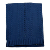 Baby Lord Solid Blue Blanket For Newborn