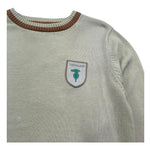 Trussardi Maglia Girocollo Tinta Unita con Logo per Bambino TBP26155MA BEIGE TRUSSARDI 