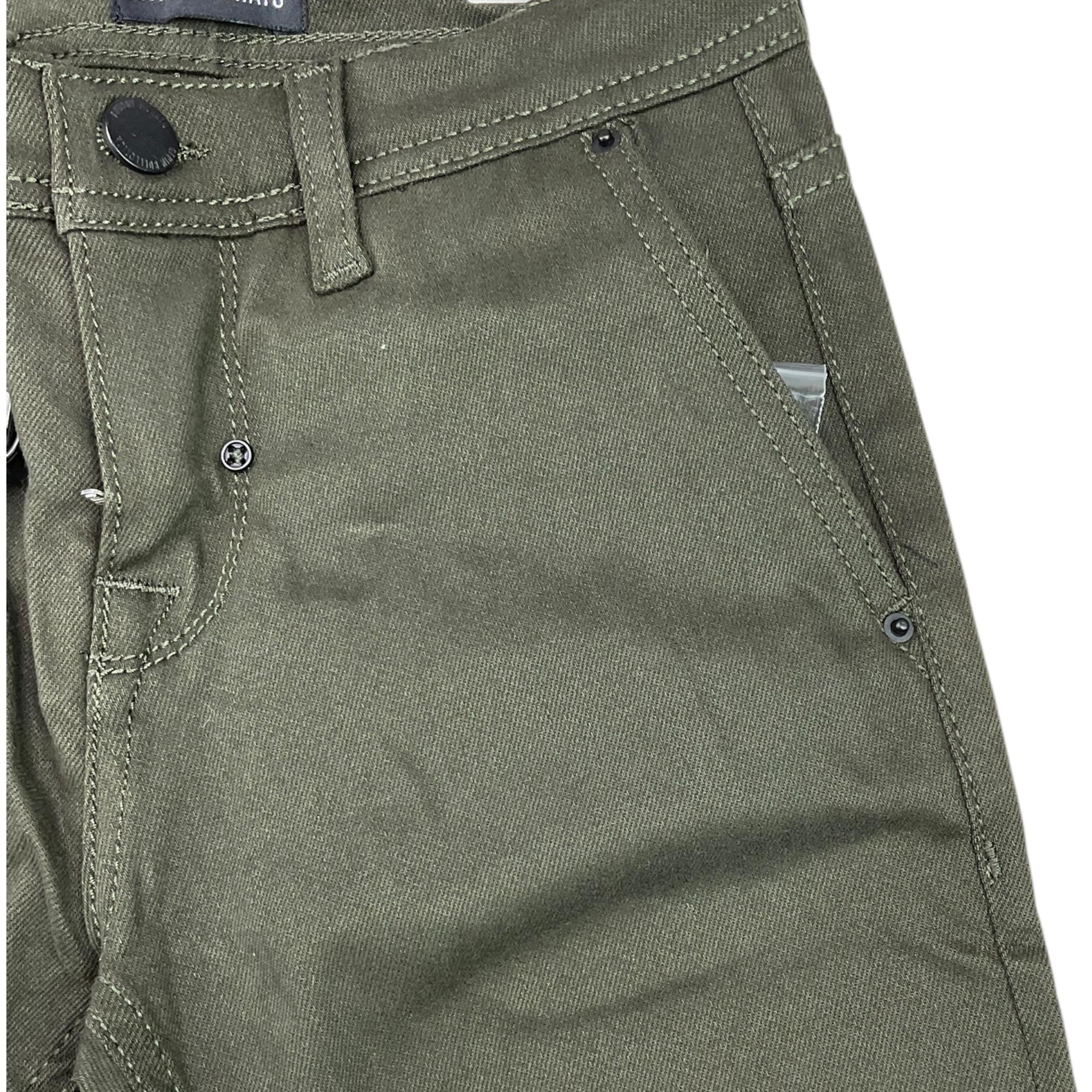 ANTONY MORATO pantalone tinta unita con girovita regolabile Verde per Bambino TR00210 VERDE ANTONY MORATO 