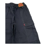 LEVI'S pantalone tinta unita con elastico in vita Nero per Bambina 4EL019 NERO LEVI'S 