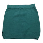 MARC ELLIS gonna in maglia tinta unita con logo Verde per Bambina JMJSK00099X VERDE MARC ELLIS 