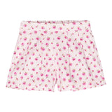 Simonetta Short Solid Color Floral Pattern Pink For Baby Girl