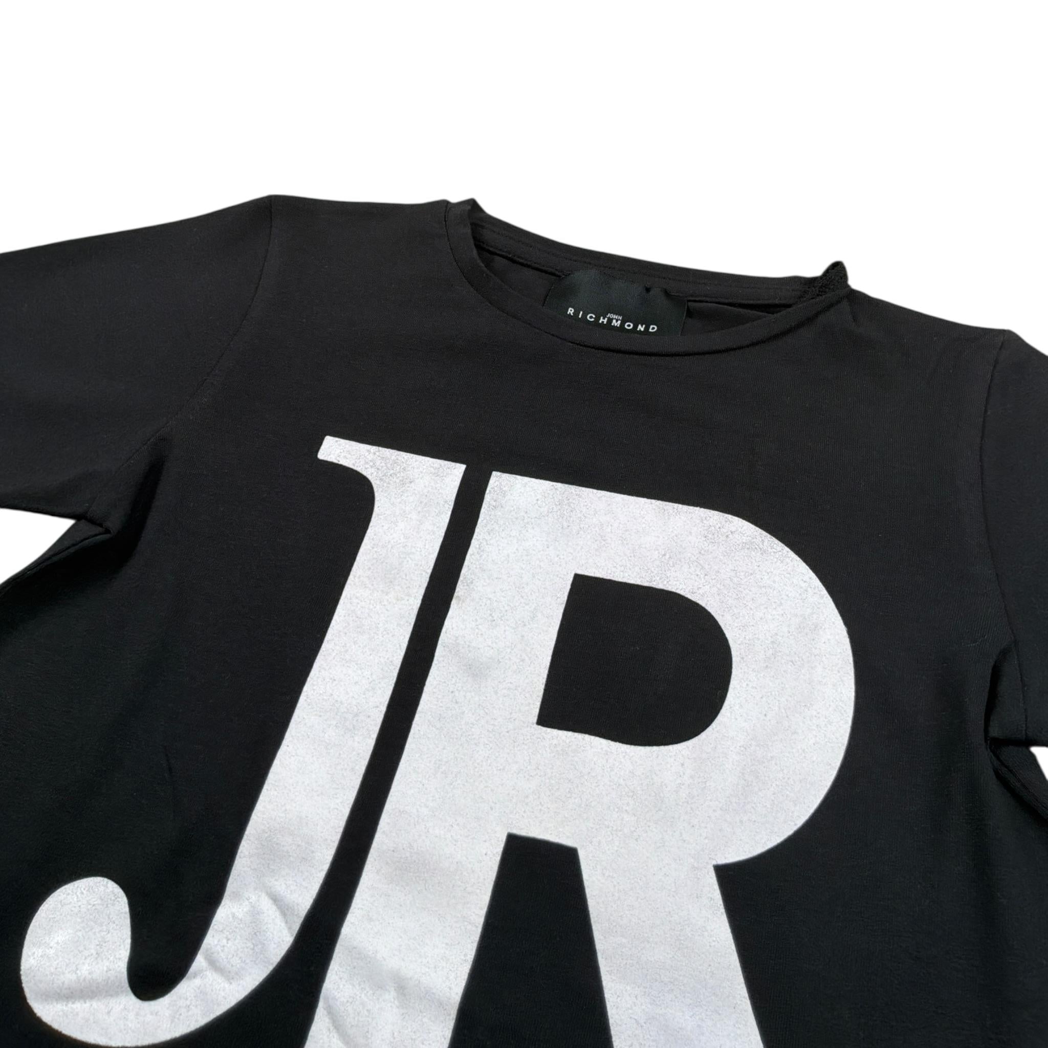 John Richmond T-Shirt tinta unita con Stampa Nero per Bambino RGA19091TS NERO JOHN RICHMOND 