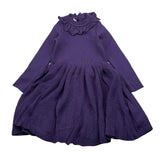 LE COCONNE abito manica lunga tinta unita Viola per Bambina LCN1897 VIOLA LE COCONNE 