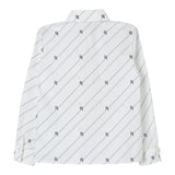 Elisabetta Franchi Camicia Manica Lunga Tinta Unita con Logo per Bambina EGCA035 BIANCO ELISABETTA FRANCHI 