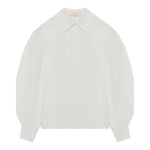 ELISABETTA FRANCHI camicia tinta unita con maniche lunghe Bianco per Bambina EFCA241 BIANCO ELISABETTA FRANCHI 