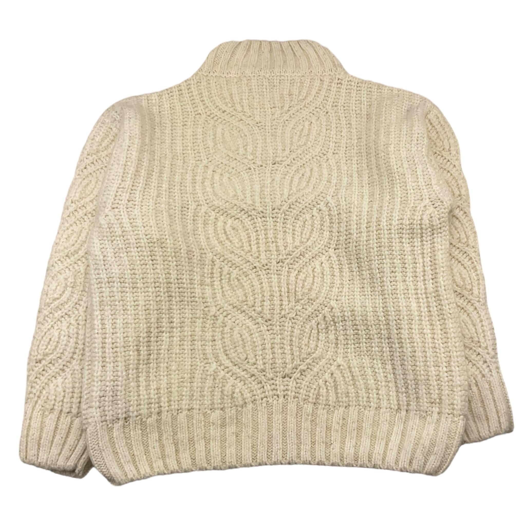 ELEVENTY maglia mezzo collo tinta unita Panna per Bambina EV9A10 PANA ELEVENTY 