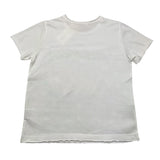 Zhoe &amp; Tobiah Solid Color Print Crewneck T-Shirt White For Boys