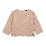 Guess Shirt Tinta Unita con Ricami per Bambina J4RH00WFYM0 ROSA GUESS 