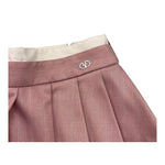 Fun & Fun Gonna Tinta Unita con Applicazione Logo per Bambina FBSK01370 ROSA FUN & FUN 