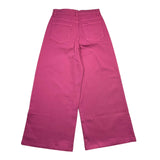 Simonetta Jeans Solid Color Palazzo Model Pink For Girls