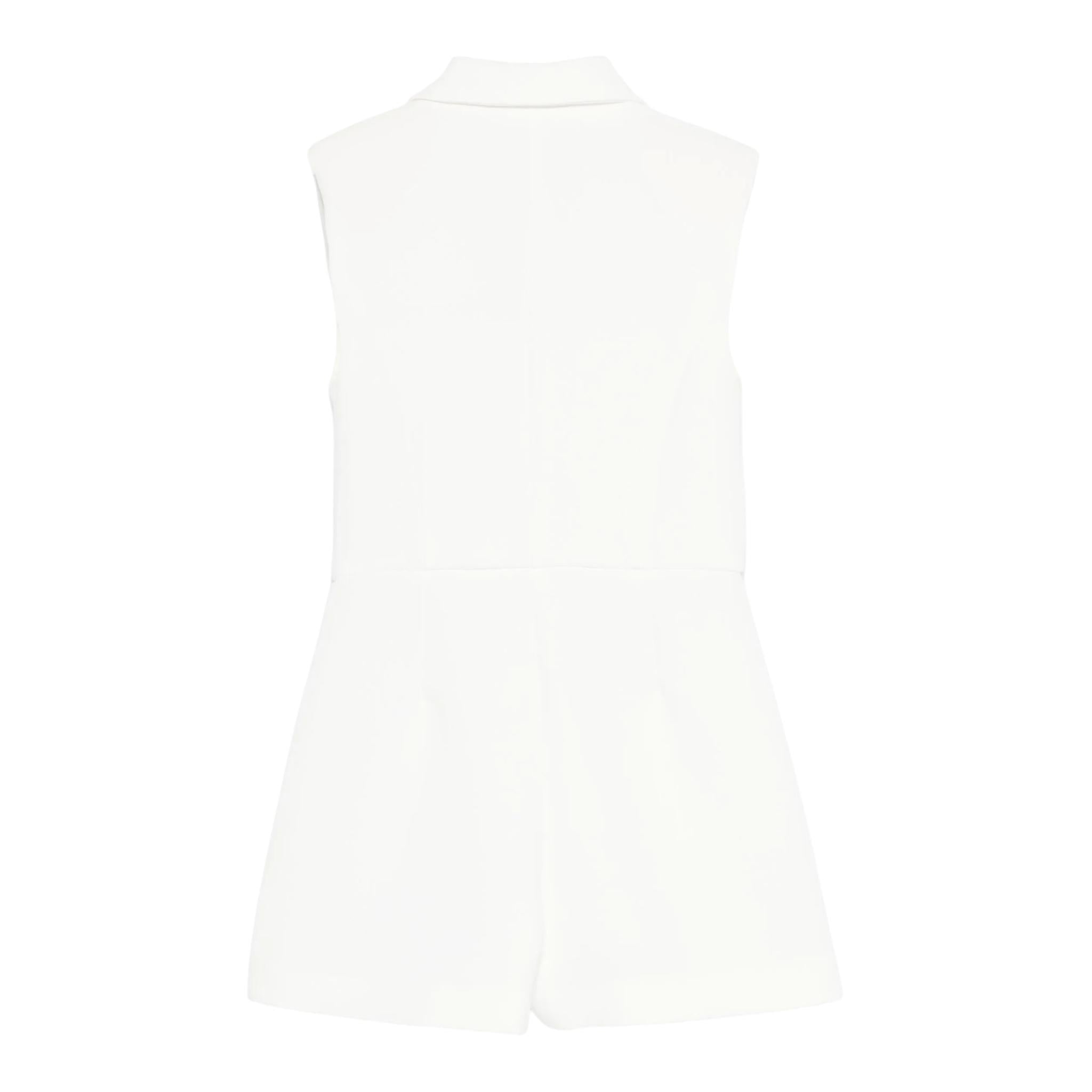 Monnalisa Tutina Tinta Unita Giromanica per Bambina 41E200 BIANCO MONNALISA 