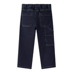 IL GUFO jeans tinta unita con girovita regolabile Blu per Bambino A24PL431J0039 BLU IL GUFO 