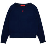 Max&Co. Maglia Girocollo Fantasia A Righe per Bambina MX0003X BLU MAX&Co. 