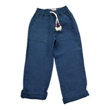 Saint Barth Pantalone Tinta Unita con Elastico In Vita per Bambino 00119L BLU SAINT BARTH 