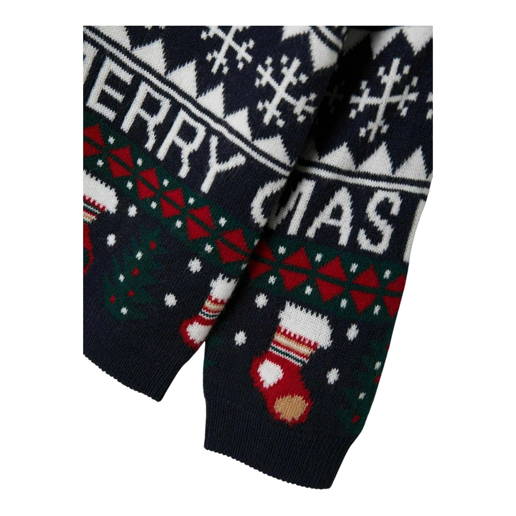 NAME IT maglia girocollo fantasia natalizia Blu per Bambino 13235186 BLU NAME IT 