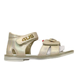 Cesare Paciotti Plain Sandal With Velcro For Girls Powder