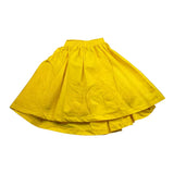 Mariuccia Solid Color Skirt with Elastic Waist Yellow for Girls