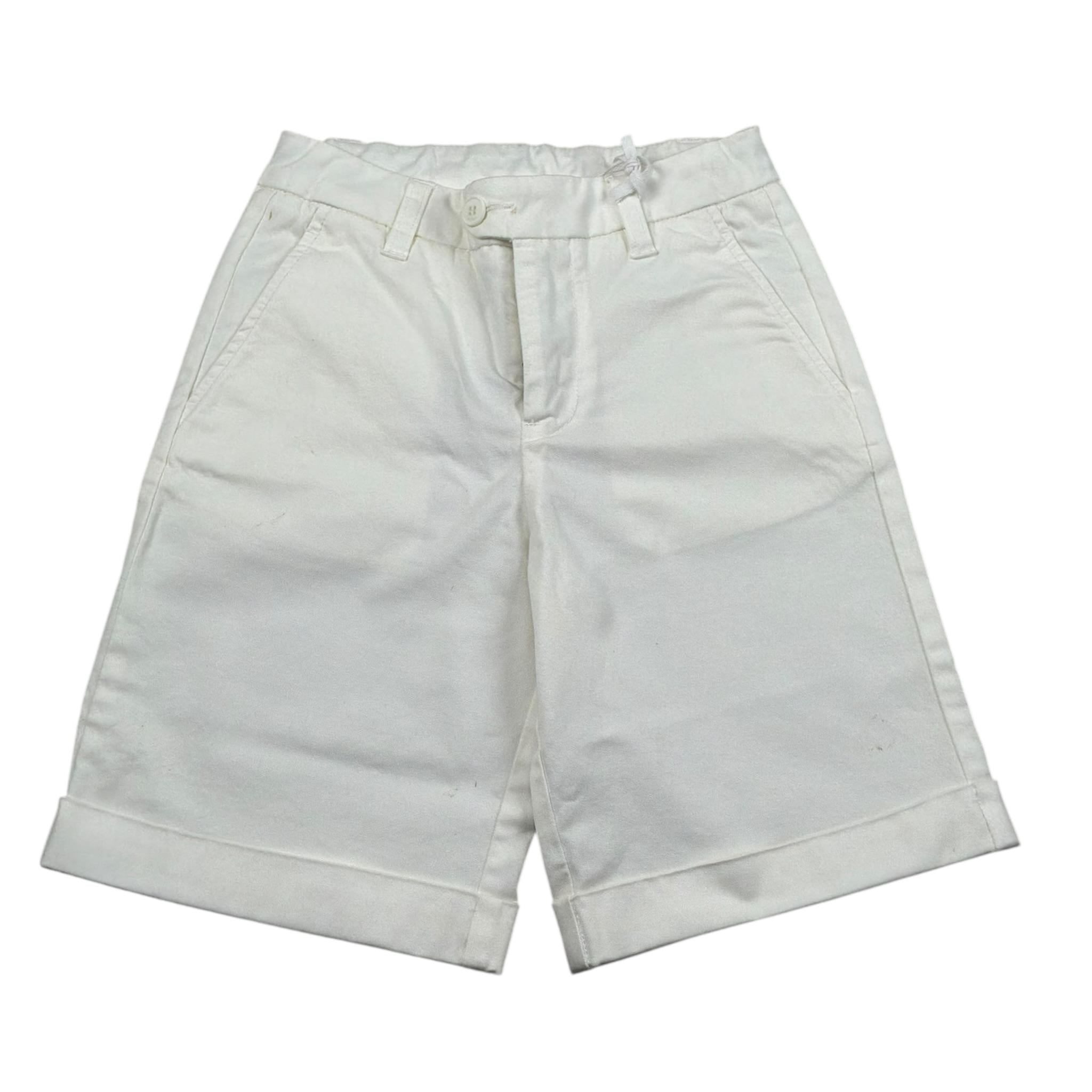 Dondup Bermuda Tinta Unita con Girovita Regolabile per Bambino DMBE52 PANNA DONDUP 