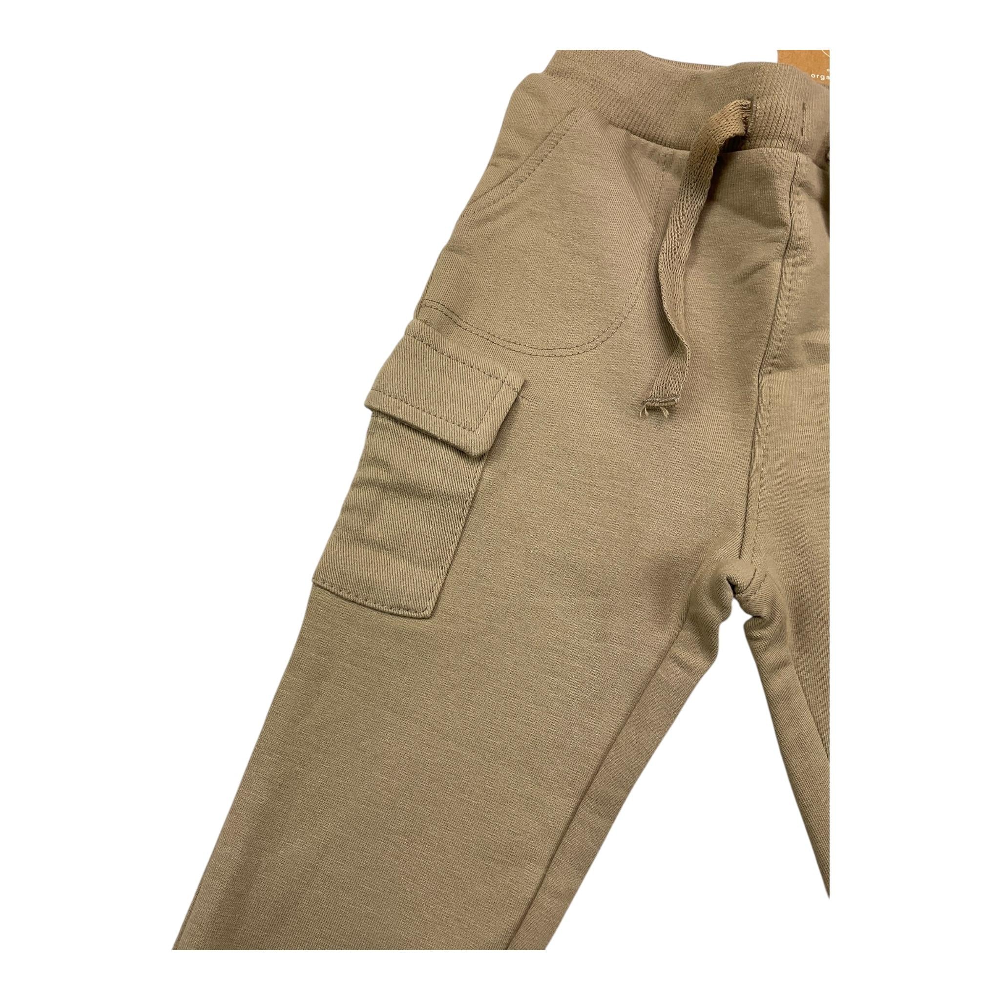 NAME.IT pantalone tuta tinta unita con tasconi Beige per Neonato 13236289 BEIGE NAME.IT 