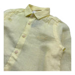 Saint Barth Camicia Manica Lunga Tinta Unita per Bambino 00556L GIALLO SAINT BARTH 